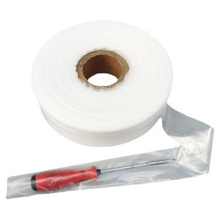 2cm超窄pe筒料筒膜卷膜透明高压塑料包装薄膜长条直通平口袋定做