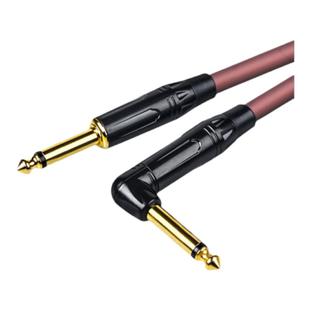 银珂吉他音响箱调音台效果器话筒接收器6.5大二芯弯头6.35音频线