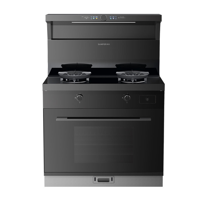 SANFER/帅丰V6K-90集成灶蒸烤箱一体智控油烟机燃气灶家用小户型