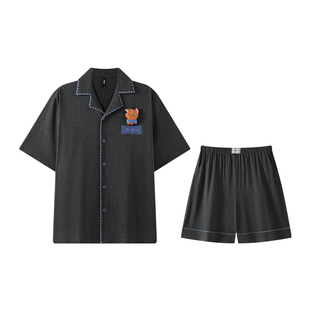 宫蝶【凉感型】迪士尼玛丽猫纯棉家居服青少年男士休闲短袖睡衣夏