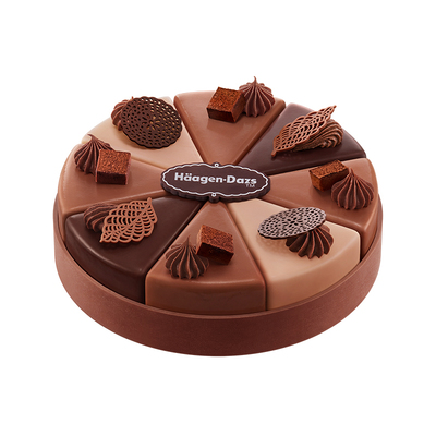 【到店兑换】哈根达斯1030g美拉德派对八拼蛋糕冰淇淋电子兑换券