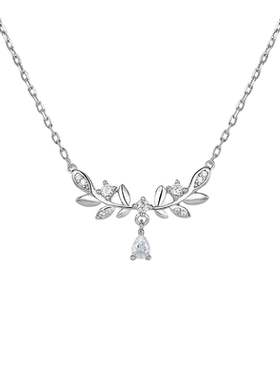 老凤祥麦穗纯银项链女款