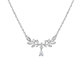 老凤祥月桂女神纯银项链女款2026新款s925锁骨链生日礼物送女朋友