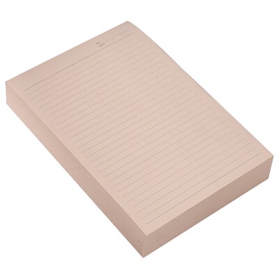 小红书300张原木浆草稿纸米黄色