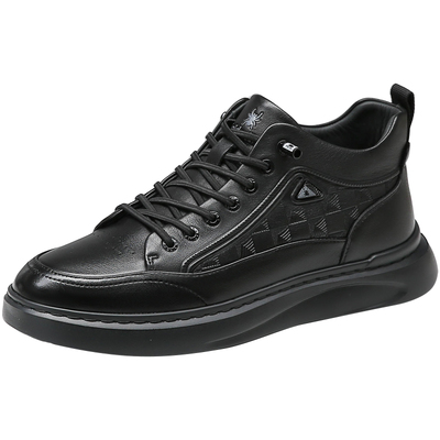 蜘蛛王官方旗舰店加绒休闲板鞋男