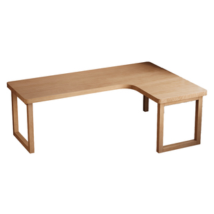 实木转角书桌l型电脑桌办公写字桌卧室工作台家用靠墙拐角学习桌