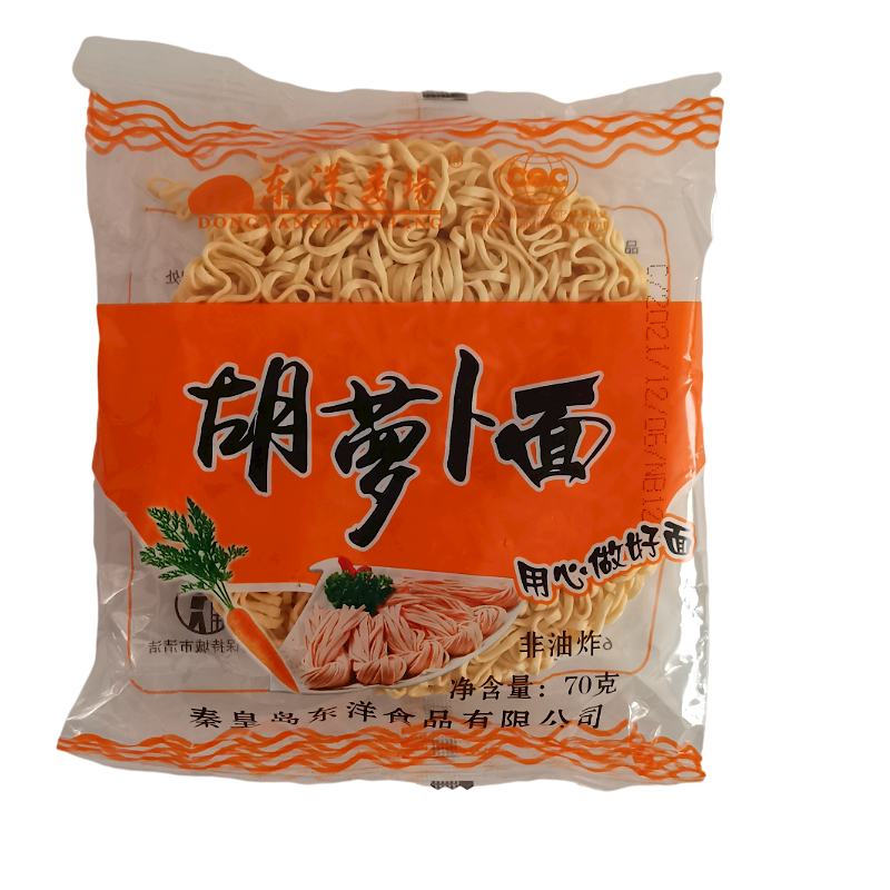 东洋麦场60克*60袋菠菜面紫薯面胡萝卜面麻辣烫砂锅独立包装包邮