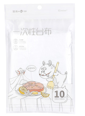 宜洁一次性桌布家用加厚