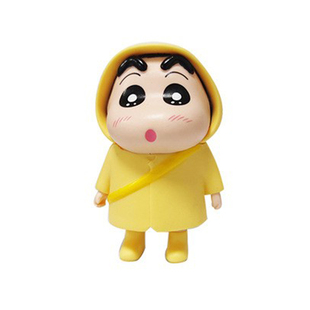 雨衣蜡笔小新手办洞洞板装饰小摆件欢迎回家玄关摆件装饰画礼物