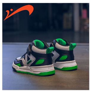 贵人鸟男童鞋子2025新款鞋运动鞋男孩春秋款春款高帮大童板鞋儿童