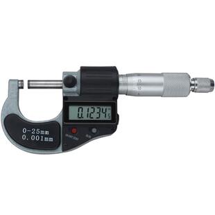 广陆高精度数显外径千分尺0-25mm螺旋测微器仪电子精度0.001 数显