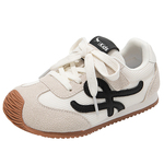 红蜻蜓女童鞋子儿童德训运动板鞋红色2026新款女孩秋季加绒二棉冬