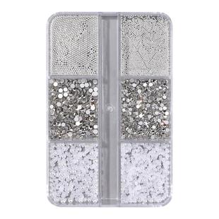 gaoy戈雅布契拉提美甲材料包网红爆款钢珠平底钻珍珠指甲混装饰品