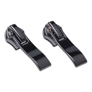 直销7号尼龙拉链头皮鞋靴子防滑拉锁枪黑色加厚5号通用大弯片配件