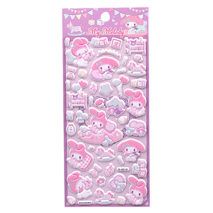 美乐蒂Melody立体卡通贴画stickers幼儿园学生儿童奖励礼物小贴纸