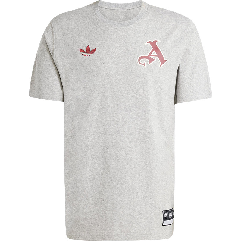 Adidas/阿迪达斯正品三叶草男士运动图案经典透气足球短袖JL6111