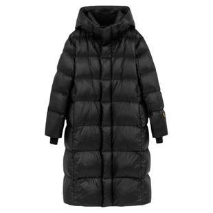 保命90白鸭绒长款羽绒服女2025秋冬季新款高级感加厚黑金羽绒外套