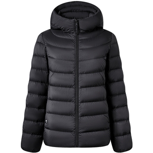 坦博尔秋季经典短款 轻薄百搭连帽款 排骨羽绒服女士显瘦保暖外套