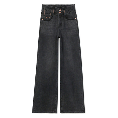 牛仔裤女加绒2025年冬季新款