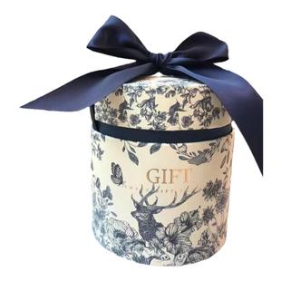 森系圆盒婚礼伴手礼盒新年创意喜糖盒结婚满月礼盒生日礼物包装盒