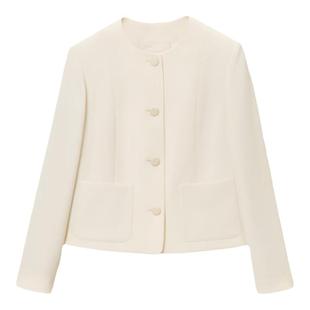 【孙俪同款】OVV春夏热卖女装直筒经典圆领夹克外套