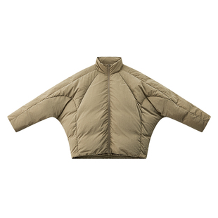 【明星同款】ORGANIC EMOTION短款防水羽绒服蝙蝠袖加厚保暖外套