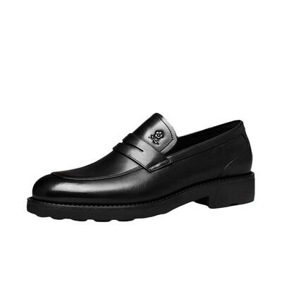 【商场同款】梦特娇真皮懒人皮鞋