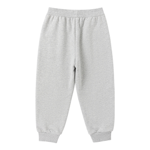 全棉时代儿童裤子儿童男童冬季女童裤子加绒厚款发热运动裤保暖裤