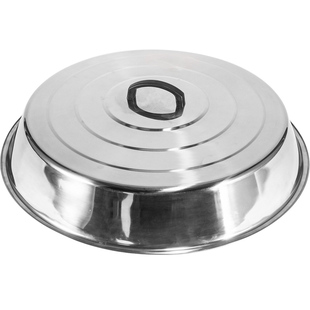 锅盖家用大不锈钢锅盖老式水缸高拱大铁锅盖圆形大号电饭锅盖子