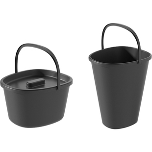 老人坐便器马桶内胆配件手提式实心桶空心桶