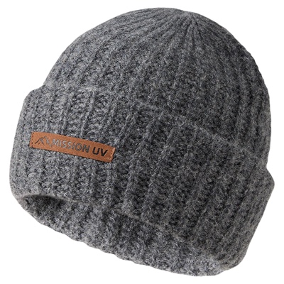 MISSIONUV男士纯羊毛保暖毛线帽