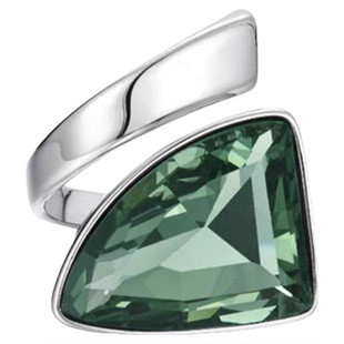 酷帅绿色眼镜蛇戒指女2025新款潮轻奢小众设计高级感夸张个性指环