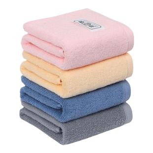 洁丽雅小毛巾纯棉抗菌儿童宝宝洗脸擦手方巾家用柔软吸水速干手帕