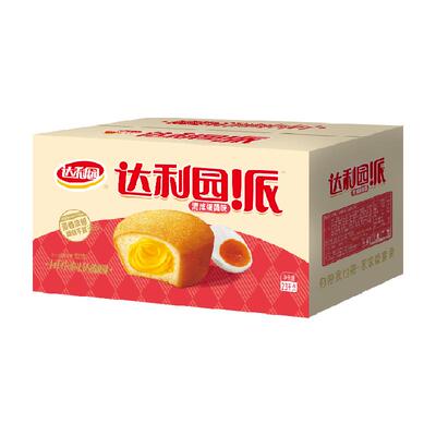 达利园咸蛋黄派整箱早餐食品