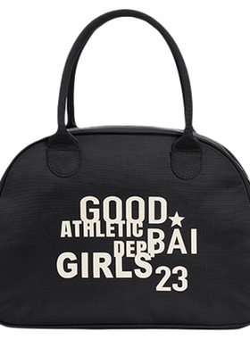 GOODBAI 23 GIRLS athletic撞色印花含肩带保龄球小包