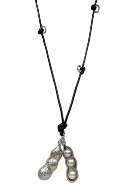 韩系百搭ins风花生豌豆项链