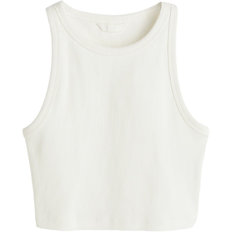 HM女装背心吊带夏季热辣欧美女孩穿搭休闲短背心1049251