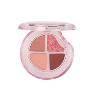 罗小曼气泡四色眼影盘修容提亮大地色牛郎珠光哑光综合盘细闪女