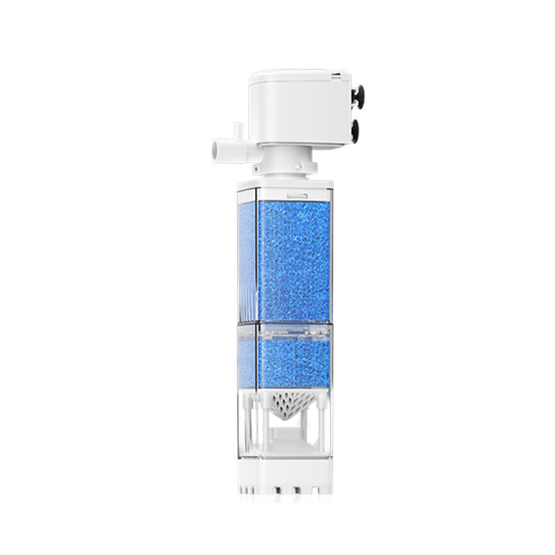 鱼缸循环水泵制氧一体机内置过滤器净水五合一鱼马桶粪便分离吸便