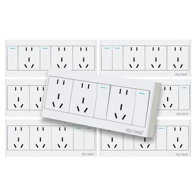 明装二开十五孔开关插座明线盒