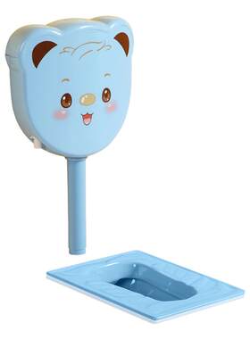 幼儿园彩色儿童蹲便器陶瓷卡通
