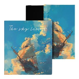 两只羊适用掌阅iReader Ocean5保护套ocean5pro磁吸ocean5c壳7英寸ocean4 turbo翻盖唤醒油画风折叠式保护壳