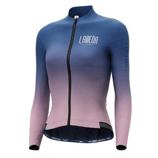 兰帕达0-10度秋冬季防寒防风外套抓绒保暖骑行服女套装公路自行车