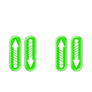 汽车车内点位标记夜光贴新手司机上路安全贴驾驶车身夜间警示标识