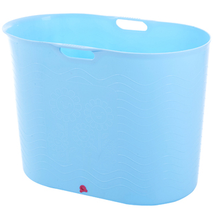 洗澡桶大人全身泡澡桶汗蒸加厚保温可坐手提成人洗澡盆家用药浴桶