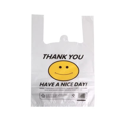 塑料袋笑脸食品袋商用外卖打包袋