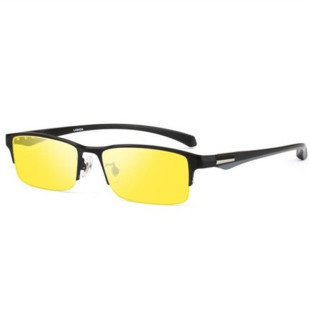 晚上开车专用夜视镜防远光灯偏光变色强光男夜间女配度数近视眼镜