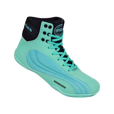 拳击摔跤鞋男女高帮专业训练鞋耐磨防滑专业运动鞋健身搏击格斗鞋