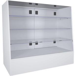 药房货架西药柜台药店玻璃柜台木质展示柜药品柜带锁中岛柜精品柜