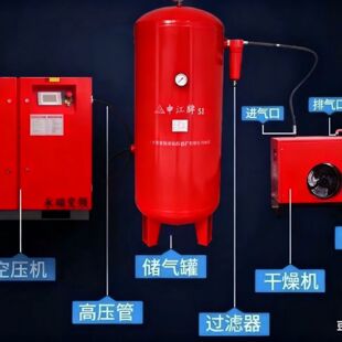 高配置空压机永磁变频螺杆空压机永磁变频气泵大型节能省电宝